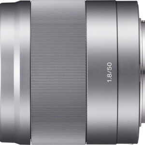 Sony - 50mm f/1.8 OSS Prime Lens for Select Alpha E-mount Cameras - Silver