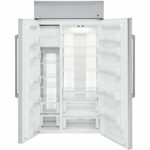 Café - 29.6 Cu. Ft. Side-by-Side Built-In Refrigerator - Stainless Steel