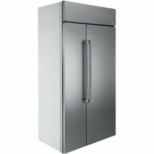 Café - 29.6 Cu. Ft. Side-by-Side Built-In Refrigerator - Stainless Steel