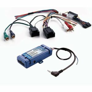 PAC - Radio Replacement and Steering Wheel Control Interface for Select GM Vehicles - Blue