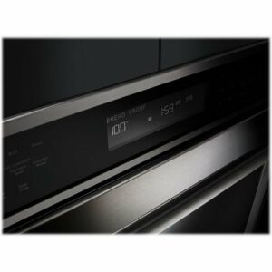 KitchenAid - 30" Built-In Single Electric Convection Wall Oven - Black Stainless Steel