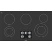 Bosch - 500 Series 36" Built-In Electric Cooktop with 5 elements - Black