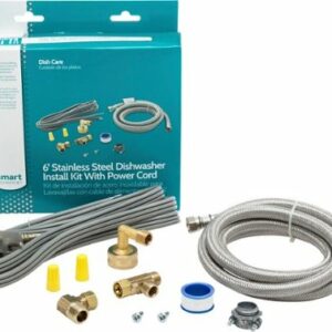 Smart Choice - Universal 6' Deluxe Dishwasher Install Kit - Multi