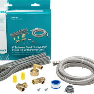 Smart Choice - Universal 6' Deluxe Dishwasher Install Kit - Multi