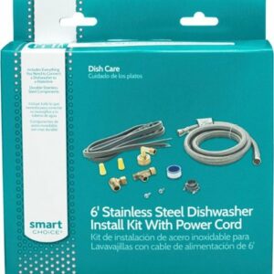 Smart Choice - Universal 6' Deluxe Dishwasher Install Kit - Multi