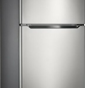 Insignia™ - 21 Cu. Ft. Top-Freezer Refrigerator - Stainless Steel Look