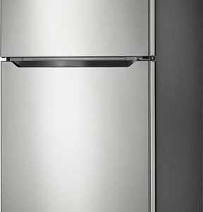 Insignia™ - 21 Cu. Ft. Top-Freezer Refrigerator - Stainless Steel Look