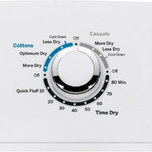 GE - 7.2 Cu. Ft. Electric Dryer - White