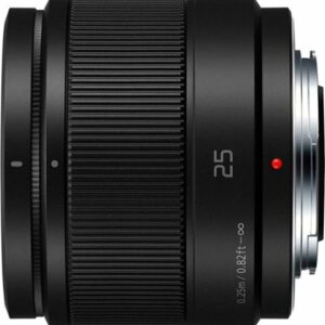 Panasonic - LUMIX G 25mm f/1.7 ASPH. Lens for Mirrorless Micro Four Thirds Compatible Cameras, H-H025-K - Black