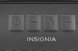 Insignia™ - Rugged Portable Bluetooth Speaker - Black