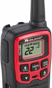 Midland - Pair of T31 FRS Radios - 26 Miles - Black/Red