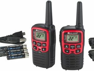 Midland - Pair of T31 FRS Radios - 26 Miles - Black/Red