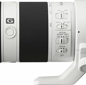 Sony - 70-200mm f/4 G E-Mount Telephoto Zoom Lens - White