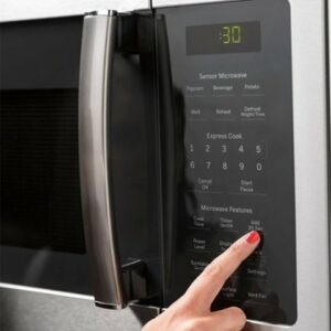 GE - 1.7 Cu. Ft. Over-the-Range Microwave - Stainless Steel