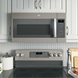 GE - 1.9 Cu. Ft. Over-the-Range Microwave with Sensor Cooking - Slate