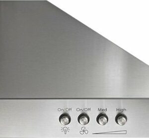 Whirlpool - 30" Convertible Range Hood - Stainless Steel