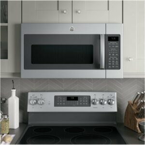 GE - 1.9 Cu. Ft. Over-the-Range Microwave - Stainless Steel