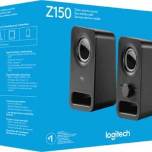 Logitech - z150 2.0 Multimedia Speakers (2-Piece) - Black