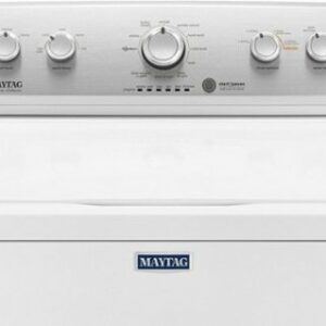 Maytag - 4.2 Cu. Ft. High Efficiency Top Load Washer with Dual-Action PowerWash Agitator - White