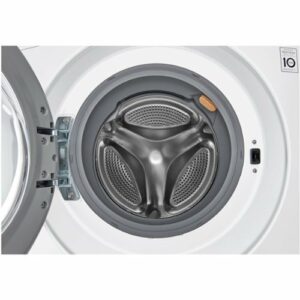 LG - 2.2 Cu. Ft. High-Efficiency Compact Front-Load Washer with 6Motion Technology - White