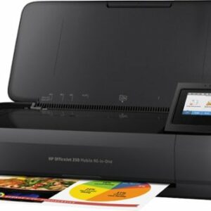 HP - OfficeJet 250 Mobile Wireless All-In-One Inkjet Printer - Black