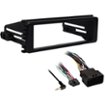 Metra - Dash Kit for Select 1996-2013 Harley Electra/Street Glide Road DIN - Black