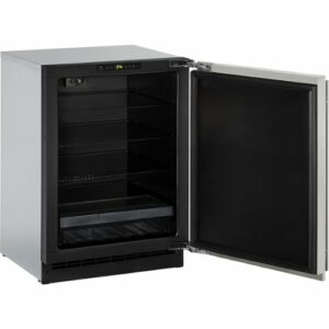 U-Line - 2000 Series 4.9 Cu. Ft. Built-In Mini Fridge - Stainless Steel