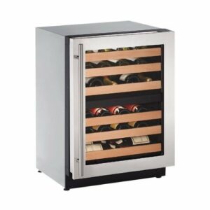 U-Line - Wine Captain 43-Bottle Wine Cooler - Stainless Steel