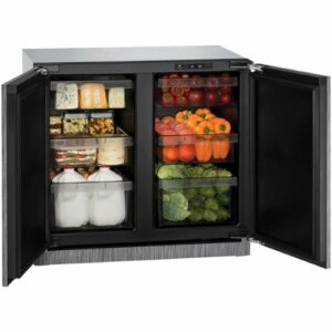 U-Line - Modular 3000 Series 6.9 Cu. Ft. Built-In Mini Fridge - Custom Panel Ready