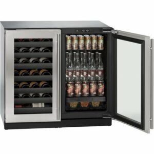 U-Line - Modular 3000 Series 31-Bottle Built-In Wine Refrigerator - Stainless Steel