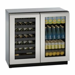 U-Line - Modular 3000 Series 31-Bottle Built-In Wine Refrigerator - Custom Panel Ready