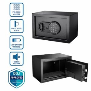 Barska - Safe with Electronic Keypad Lock - Black