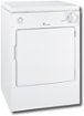 GE - 3.6 Cu. Ft. Stackable Electric Dryer with Portable - White