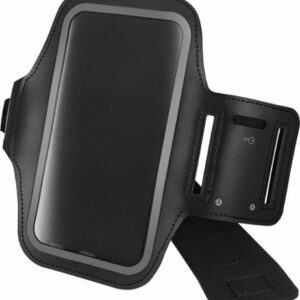 Insignia™ - Fitness Armband for Cell Phones with Screens up to 6.7" - Black