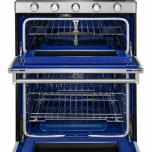 KitchenAid - 6.0 Cu. Ft. Self-Cleaning Free-Standing Double Oven Gas Convection Range - Stainless Steel