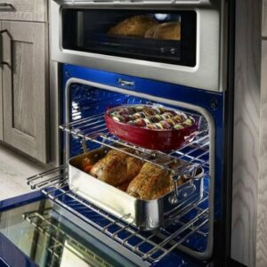 KitchenAid - 6.0 Cu. Ft. Self-Cleaning Free-Standing Double Oven Gas Convection Range - Stainless Steel