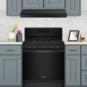 Whirlpool - 30" Convertible Range Hood - Black