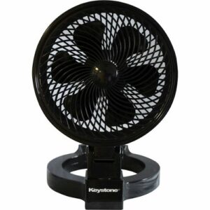 Keystone - 7" Convertible Desk Fan - Gun Metal