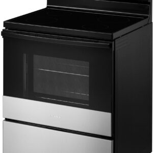 Amana - 4.8 Cu. Ft. Freestanding Electric Range - Stainless Steel