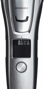 Panasonic - Men’s All-in-One Facial Beard Trimmer and Body Hair Groomer - Silver