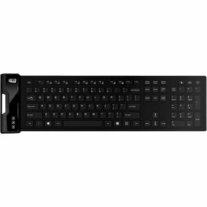 Adesso - SlimTouch AKB-232UB Full-size Wired Membrane Keyboard - Black