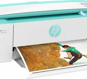 HP - DeskJet 3755 Wireless All-in-One Instant Ink Ready Inkjet Printer - Seagrass