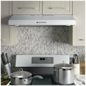 GE - 30" Convertible Range Hood - Stainless Steel