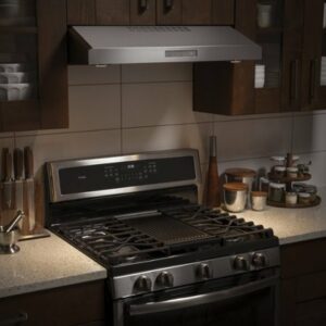 GE Profile - 30" Convertible Range Hood - Stainless Steel