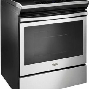 Whirlpool - 4.8 Cu. Ft. Self-Cleaning Slide-In Electric Range - Stainless Steel