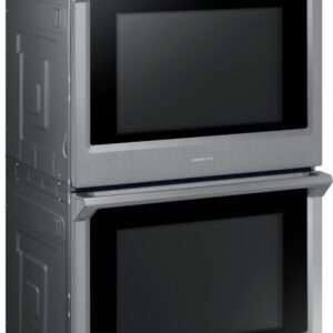 Samsung - 30" Double Wall Oven with Flex Duo, Steam Cook and WiFi - Stainless Steel