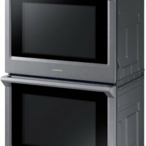 Samsung - 30" Double Wall Oven with Flex Duo, Steam Cook and WiFi - Stainless Steel