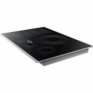 Samsung - 30" Induction Cooktop with WiFi and Virtual Flame - Stainless Steel