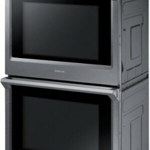 Samsung - 30" Double Wall Oven with Steam Cook and WiFi - Stainless Steel