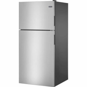 Maytag - 18.1 Cu. Ft. Top-Freezer Refrigerator - Stainless Steel